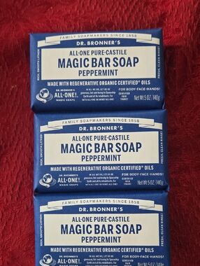 Peppermint Magic Bar Soap - Blue